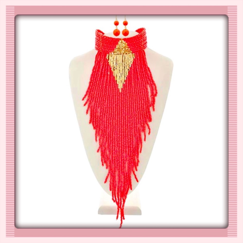 🪴Necklace Earrings Set